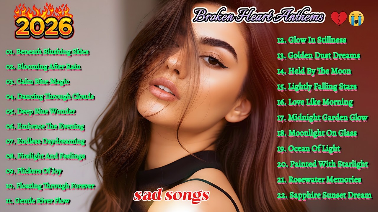 Broken Heart Anthems 2026 &ndash; Midnight Tearwave | Emotional English Sad Music | Dark Mood Nonstop