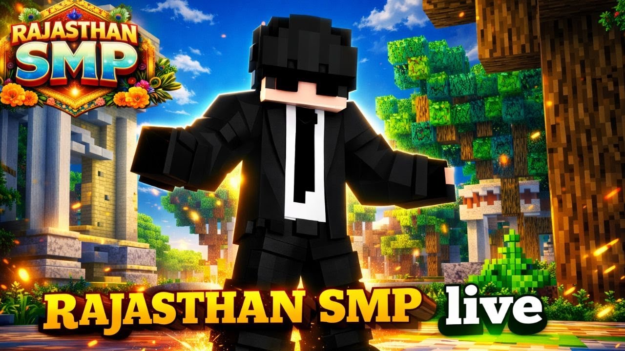 FINALLY YOUTUBER RANK IS HERE AND I GIVEAWAY ARMOR IN RAJASTHAN IN SMP  | GRAND AAYUSH | LIVE