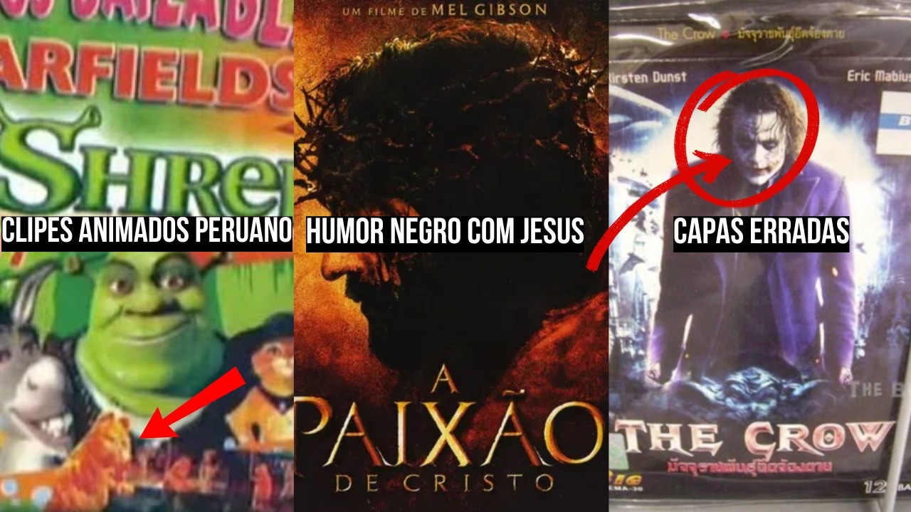 ENCONTREI MAIS COISAS ESTRANHAS EM DVDS PIRATAS