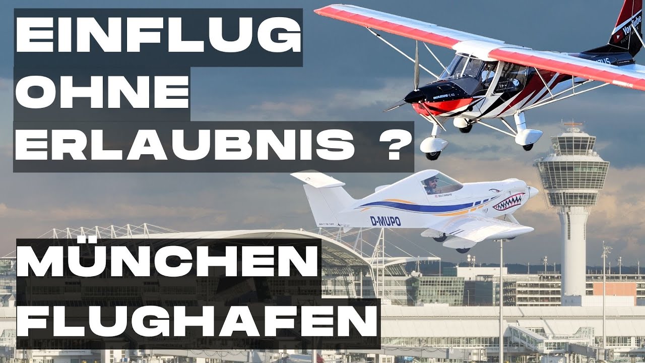Flug nach Mühldorf: Durchflug München Flughafen in Formation