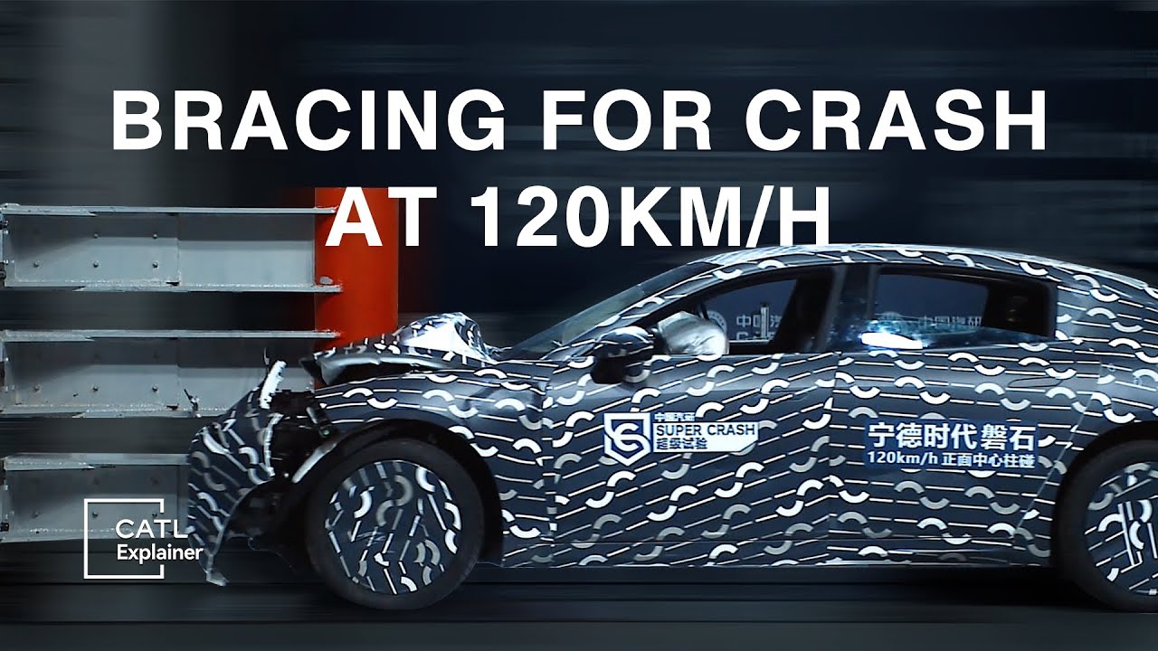 CATL Bedrock Chassis Extreme Crash Test