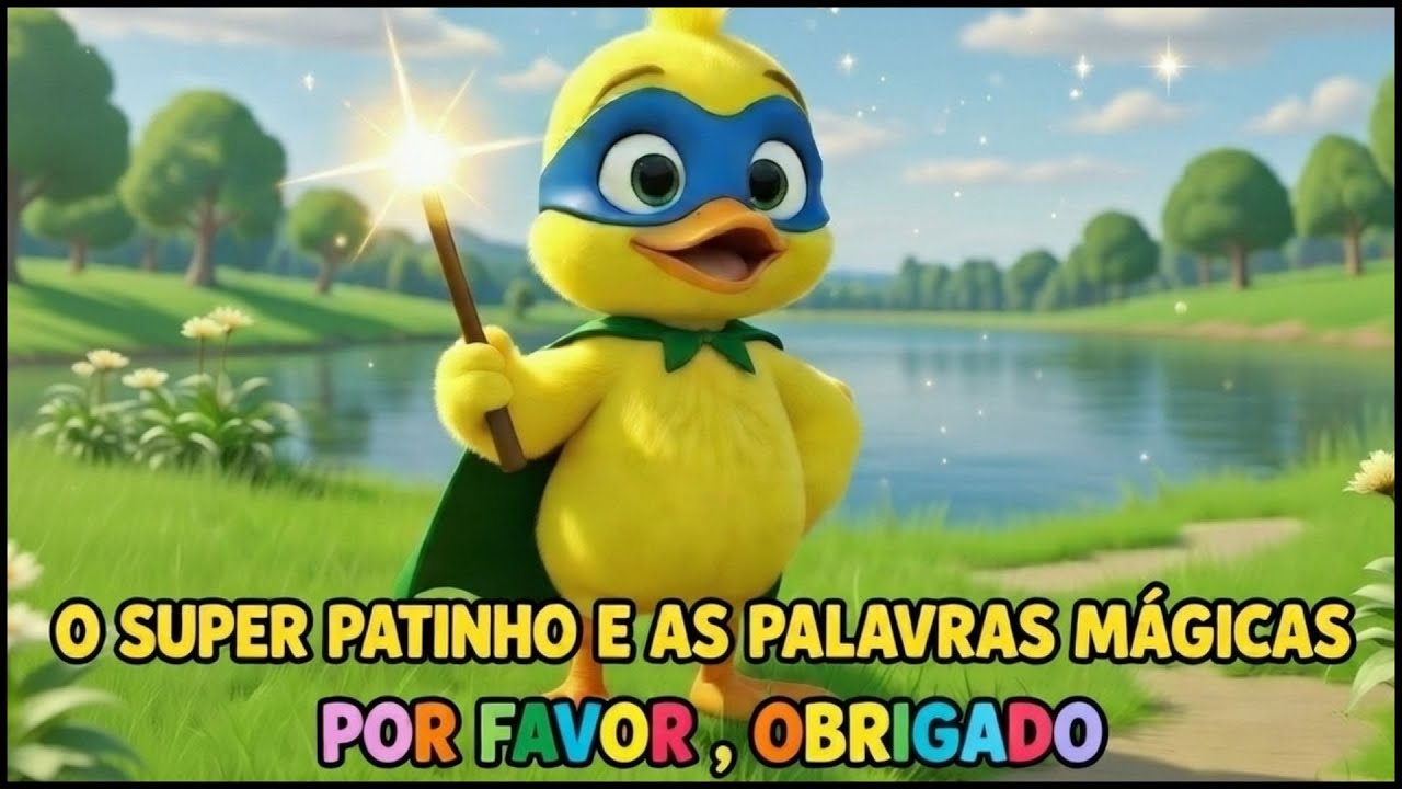 SUPER PATINHO e as Palavras Mágicas -Gentileza e Educação (Música Infantil)