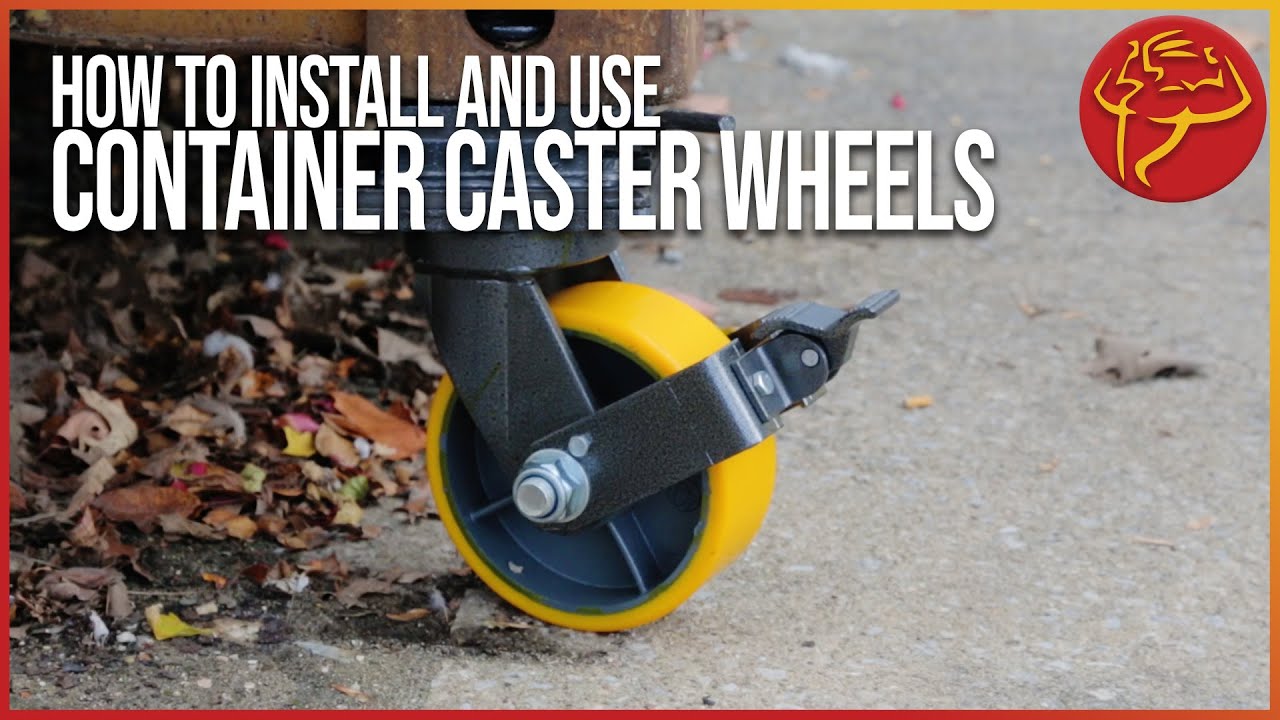 How to Install & Use Shipping Container Caster Wheels