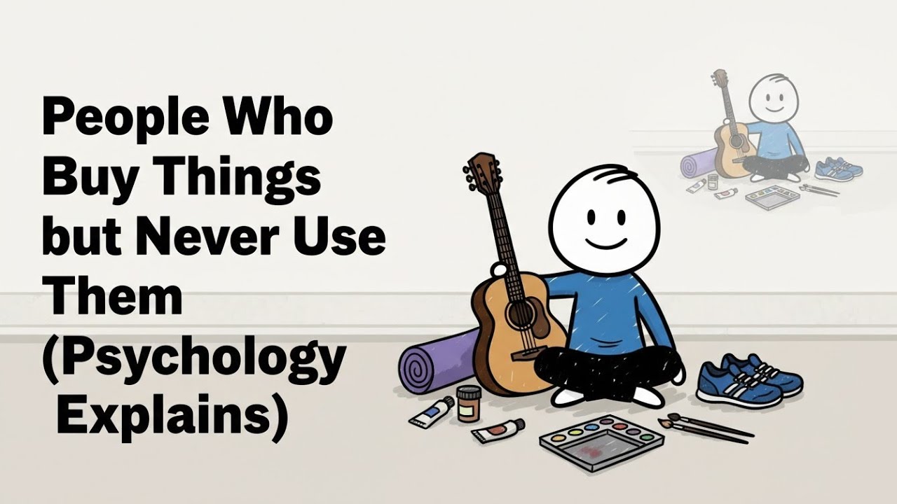 People Who Buy Things but Never Use Them (Psychology Explains)