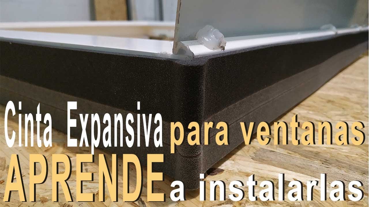 Cinta expansiva para ventanas, aprende a instalar ventanas nuevas