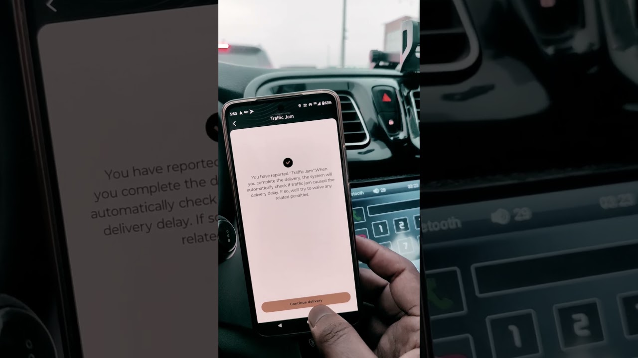 keeta food delivery traffic jam report