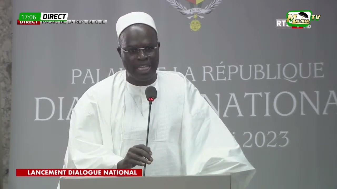 🛑 DISCOURS KHALIFA SALL - LANCEMENT DIALOGUE NATIONAL