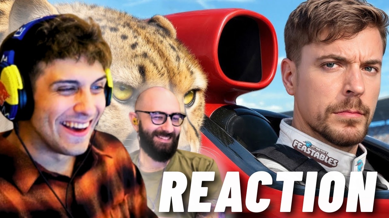 BLUR e MARZA REAGISCONO a MR.BEAST: L'auto più veloce al mondo vs un ghepardo! 🐆 🔥