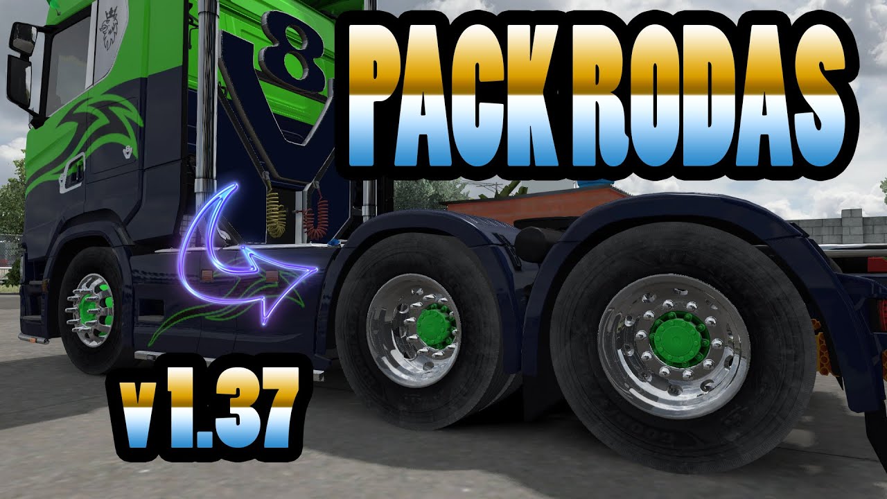 MOD ETS2 1.37 - PACK RODAS ETS2 1.37 - S&Oacute; SPEEDLINE E ALC&Ocirc;A(MELHOR PACK DE RODAS)