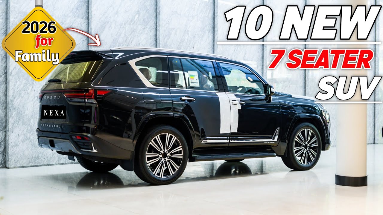 10 Upcoming 7 Seater Cars in india 2026 || New 7 Seater SUV Cars in 2026 ||.