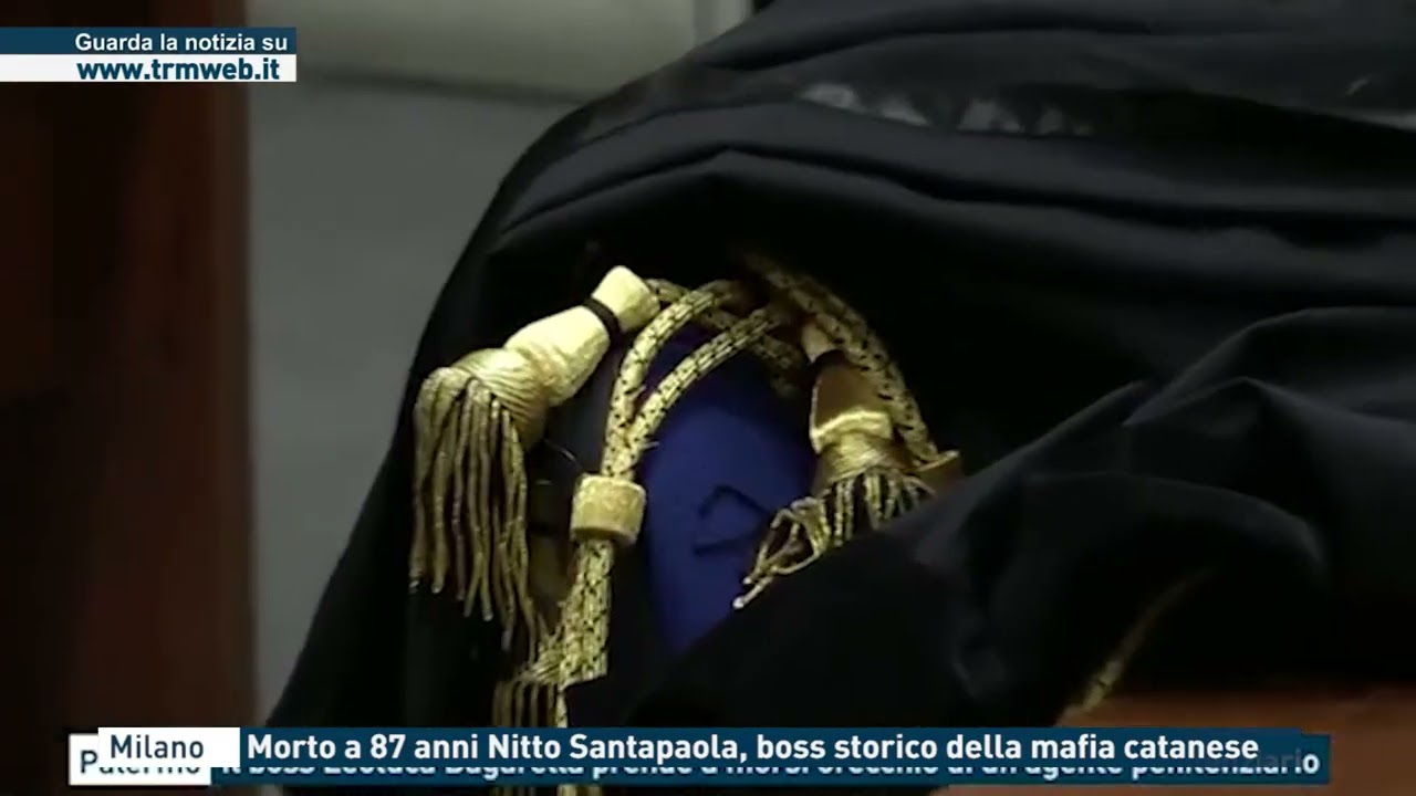Milano - Morto a87 anni Nitto Santapaola, boss storico della mafia catanese