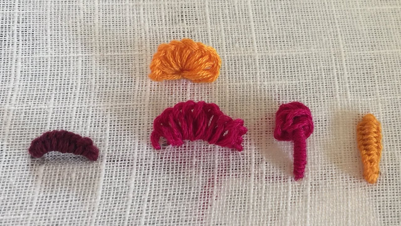 Cast on Stitch and double cast on stitch — Hand Embroidery