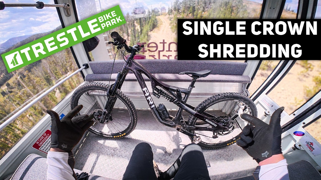 Shredding Trestle Bike Park NOT On A Downhill Bike