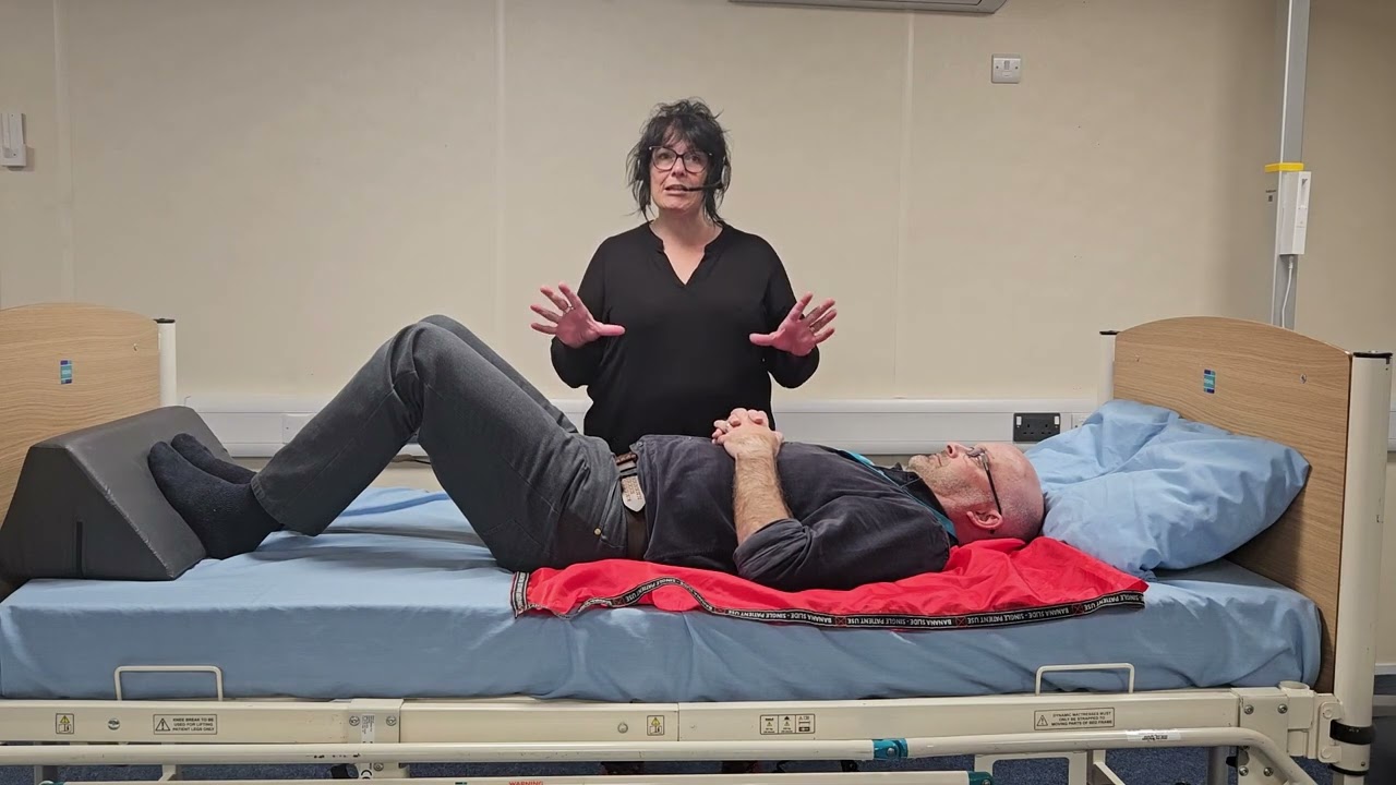 Active Slide Up the Bed   using slide sheets and repositioning wedge