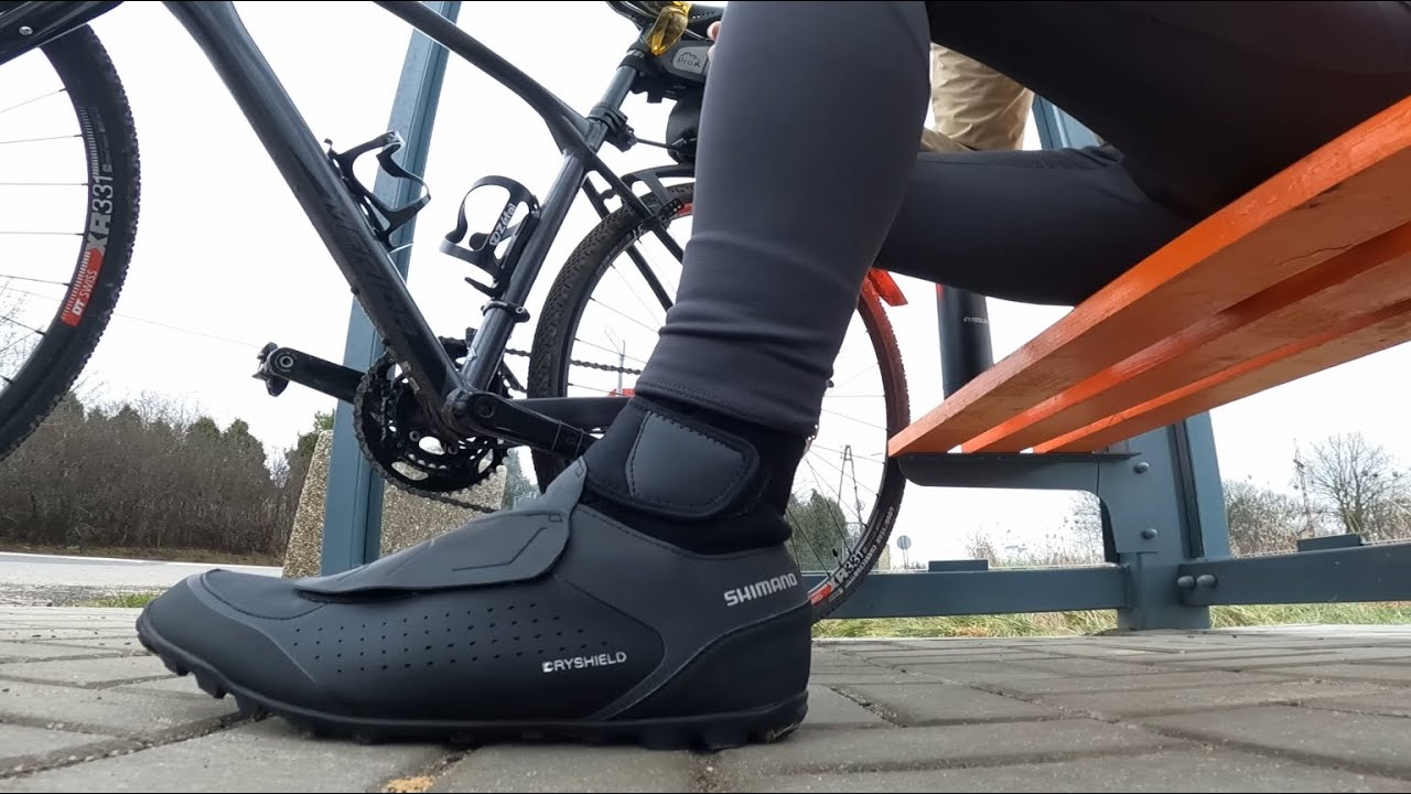 Pierwsza jazda w zimowych butach / SHIMANO - MW501