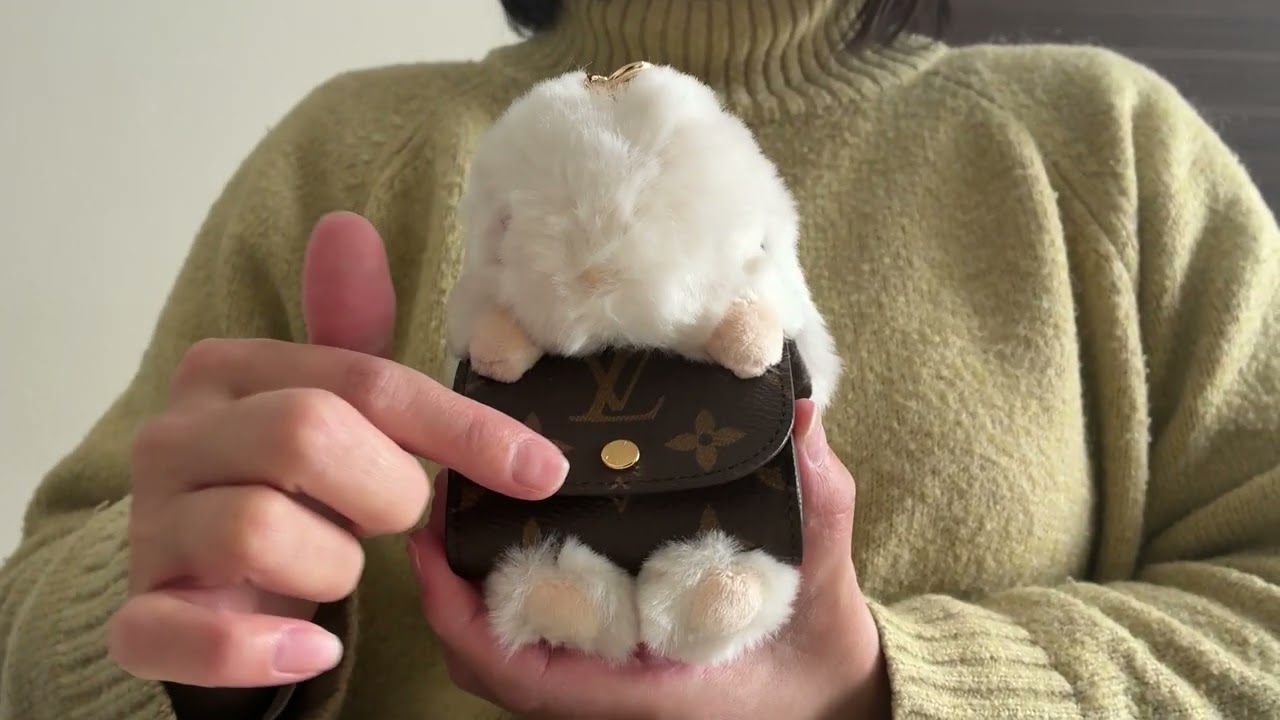 ルイヴィトンのバックチャーム購入🐰開封動画です💓