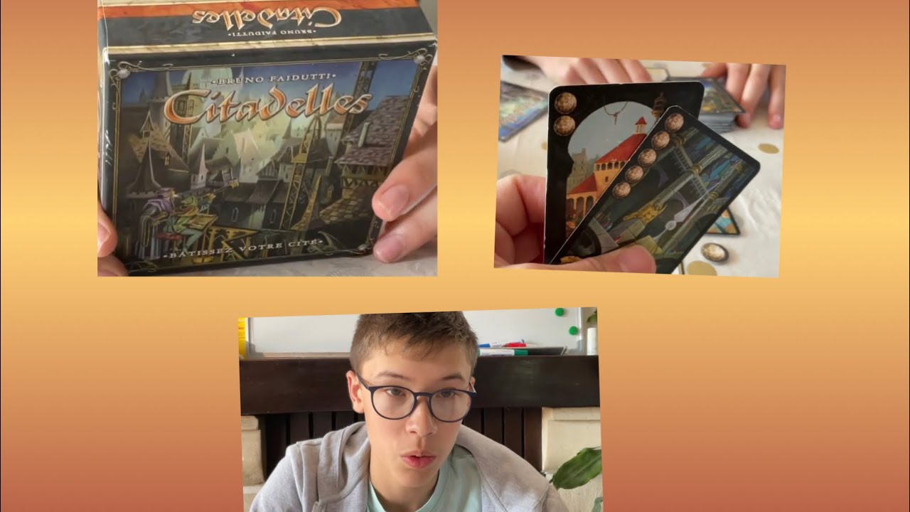 ON VOUS PRÉSENTE LE JEU DE SOCIÉTÉ CITADELLES
