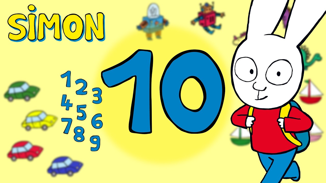 Simon apprend &agrave; Gaspard &agrave; compter jusqu&rsquo;&agrave; 10 🎈