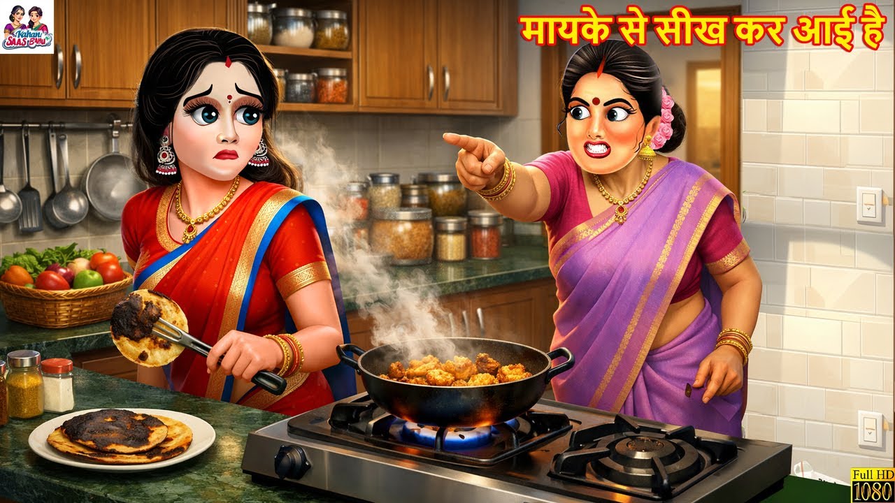 मायके से सीख कर आई है | Mayke Se Sikh Kar Aayi Hai | Hindi Kahani | Moral Stories | Hindi Cartoon