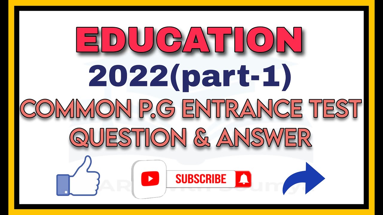 CPET QUESTION ANSWER 2022 || EDUCATION PG QUESTION ANSWER || LEARN WITH SOUMYA ||