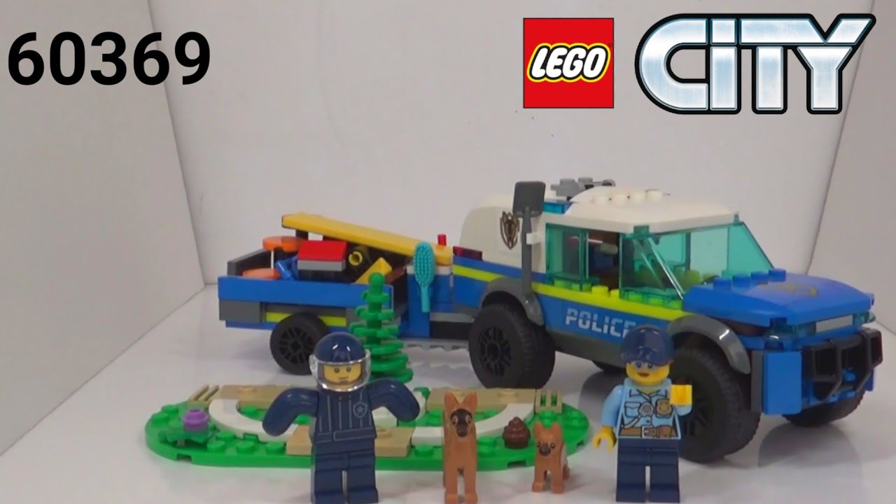 Review of the Lego City 2023 Mobile Police Dog Training  6369
