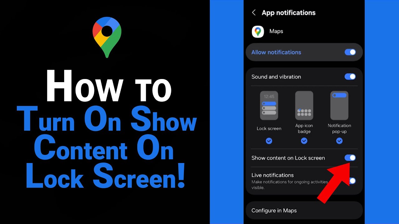 How to Turn On Show Content On Lock Screen on Google Map [NEW]