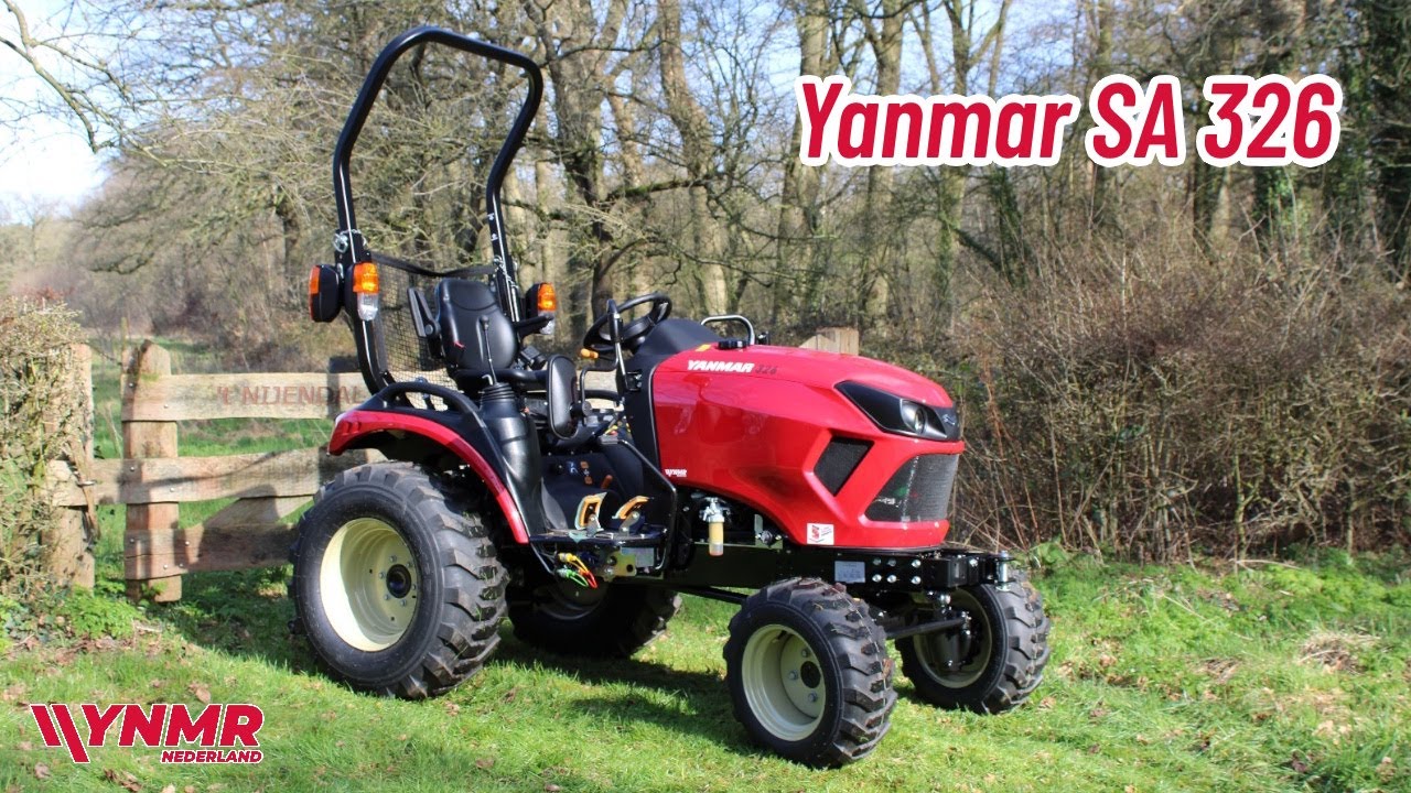 De Yanmar SA 326, Wendbaar, 26 pk en geleverd met 5 jaar fabrieksgarantie   #yanmar #minitrekker