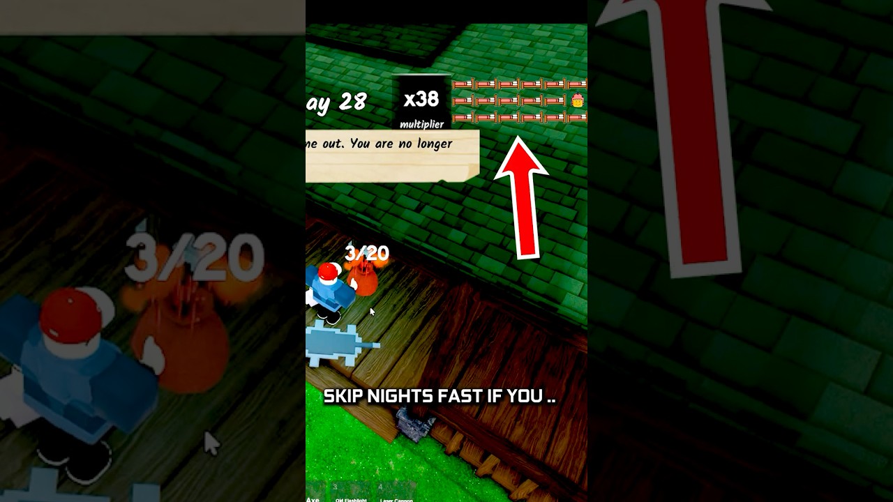 Secret TRICK to Skip Nights Fast in 99 Nights in the Forest #roblox #99nightintheforest