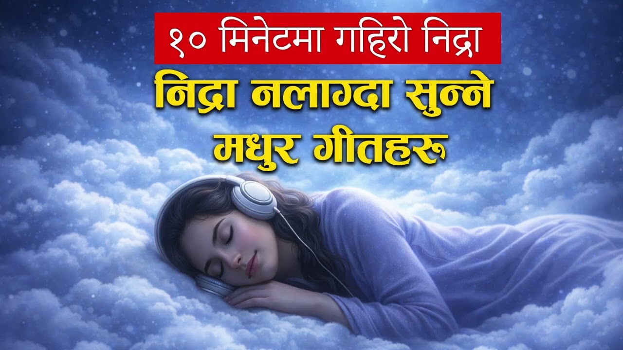 १० मिनेटमै गहिरो निद्रा लाग्ने शान्त गीतहरू| सुत्ने बेलामा सुन्ने | Deep Sleep Soft Music