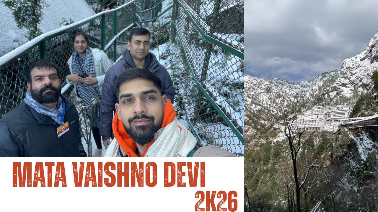  MATA VAISHNO DEVI 2026 | HEAVY SNOWFALL | LIVE UPDATE | PUNJAB TO KATRA ROAD TRIP 2026 