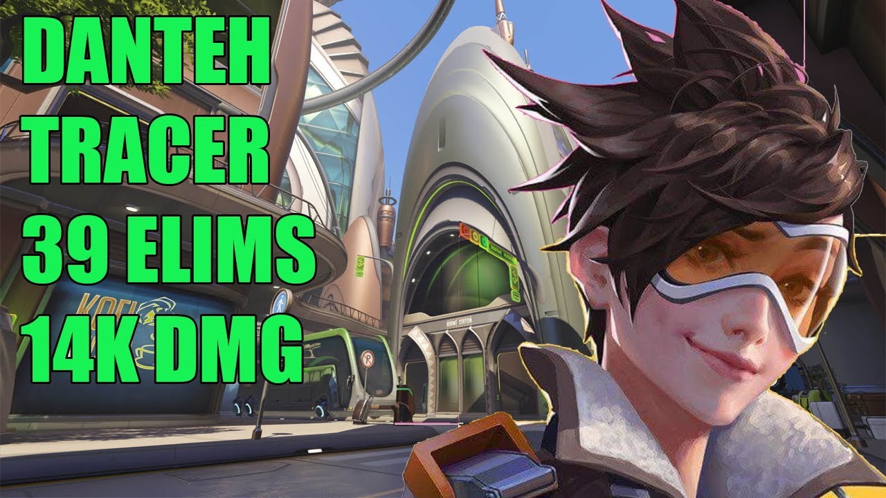 DANTEH PRO TRACER GAMEPLAY 39 ELIMS 14K DMG - GRAND MASTER OVERWATCH SEASON 28