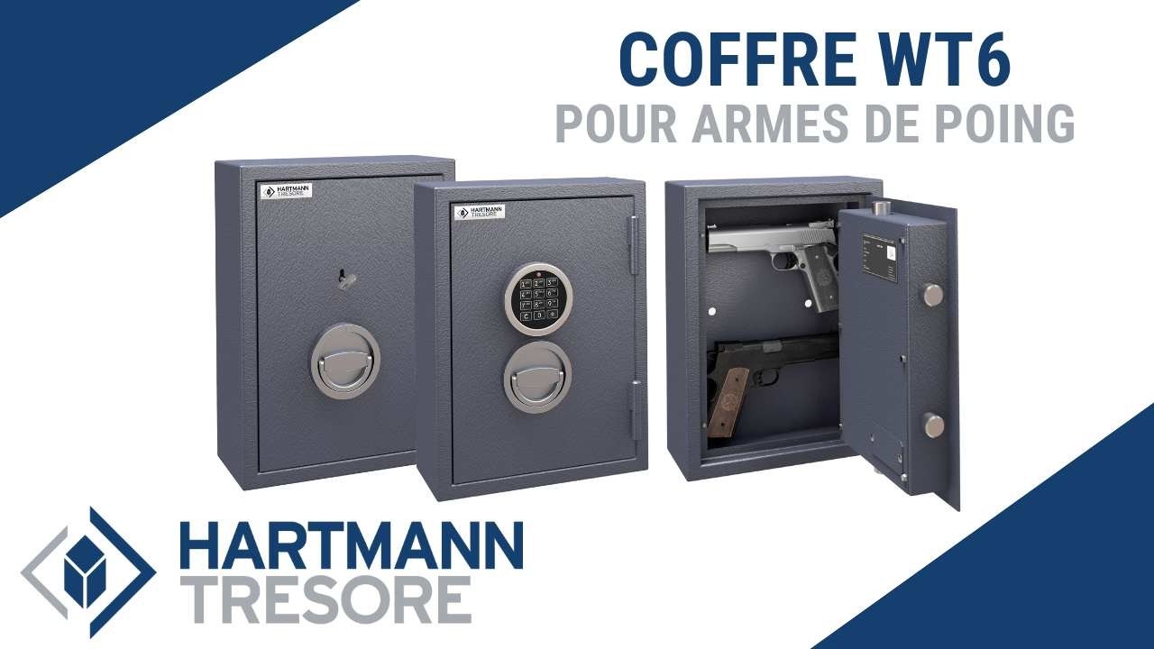 Coffre pour armes de poing WT6 - HARTMANN TRESORE