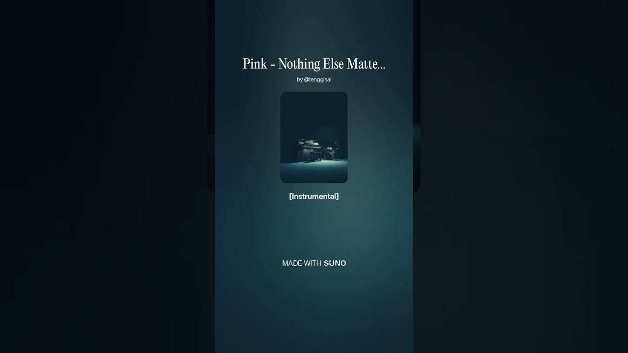 Pink - Nothing Else Matters