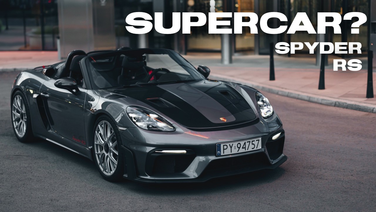 Najtańszy supercar na rynku | Porsche 718 Spyder RS | #GCOS