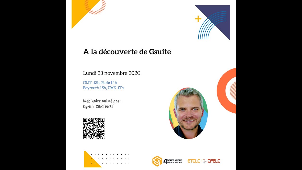 A la découverte de Google Suite Cyrille CARTERET