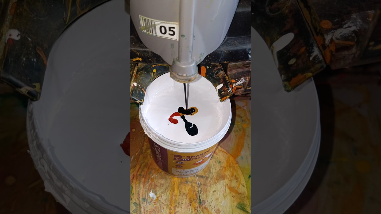 asian paint damp proof colour mixing #colour #shorts #asianpaint
