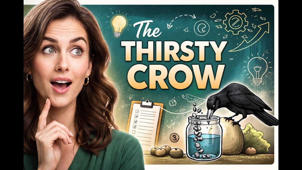 The Thirsty Crow: Teaching Kids Creative Problem Solving