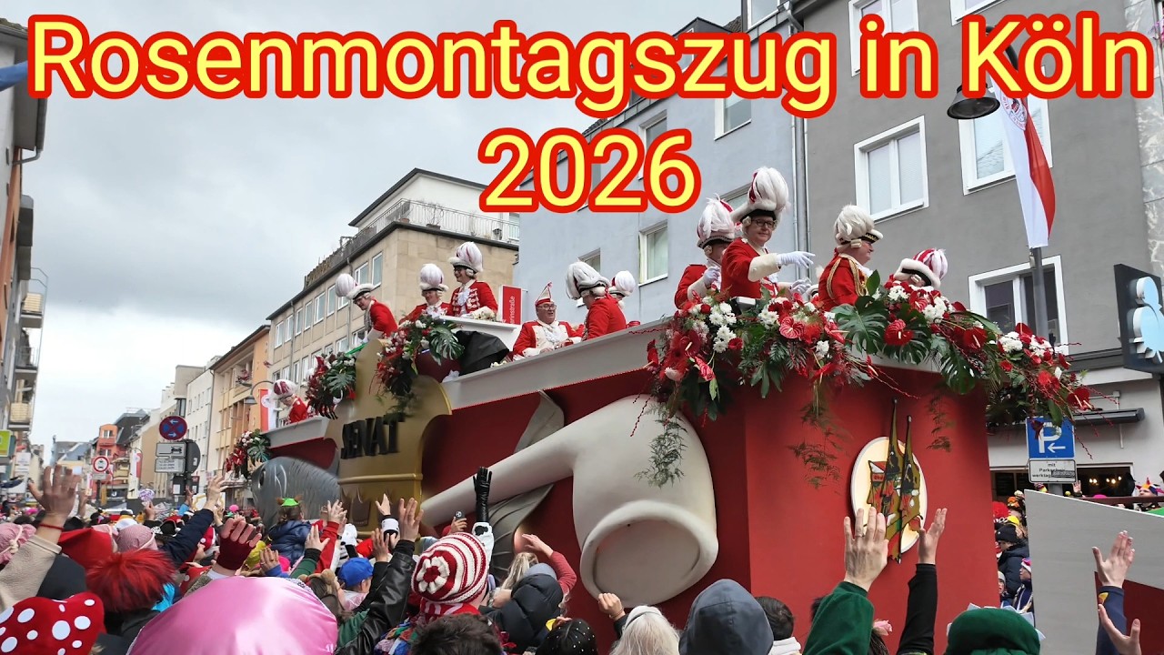 Köln: Rosenmontagszug 2026, Best of Karneval in der Südstadt/Severinstraße