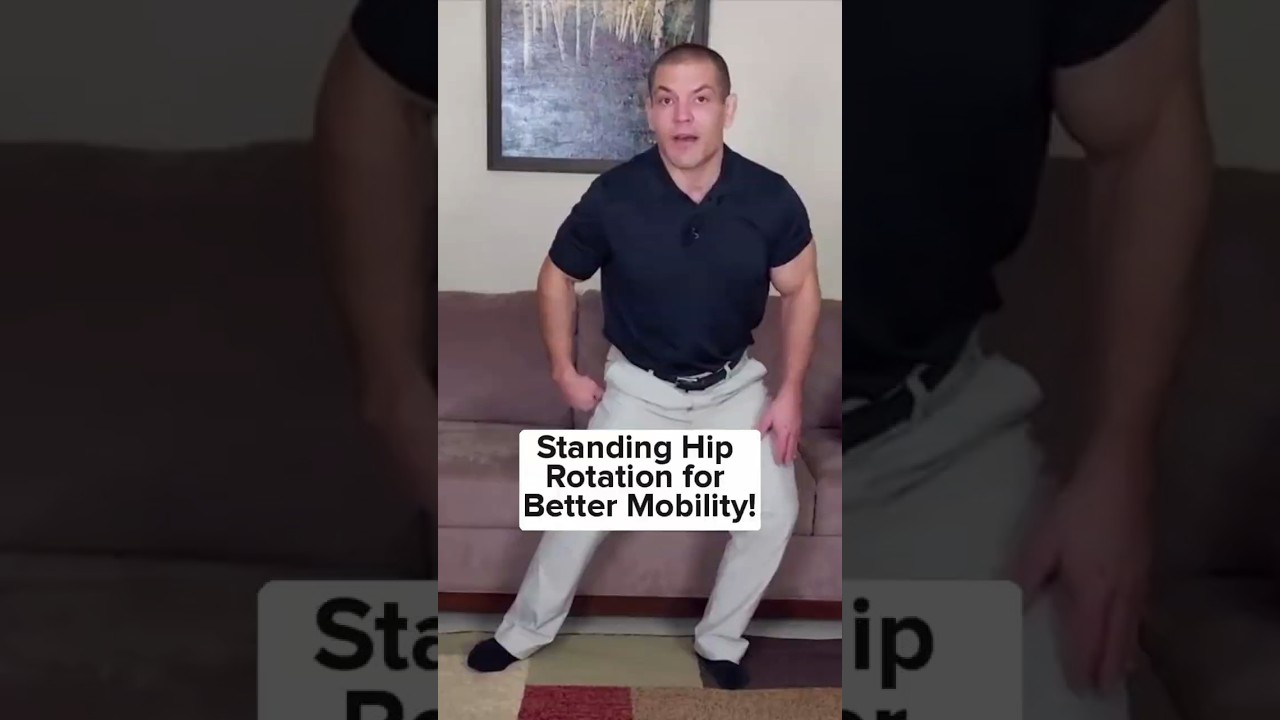 Standing Hip Rotation for Better Mobility!