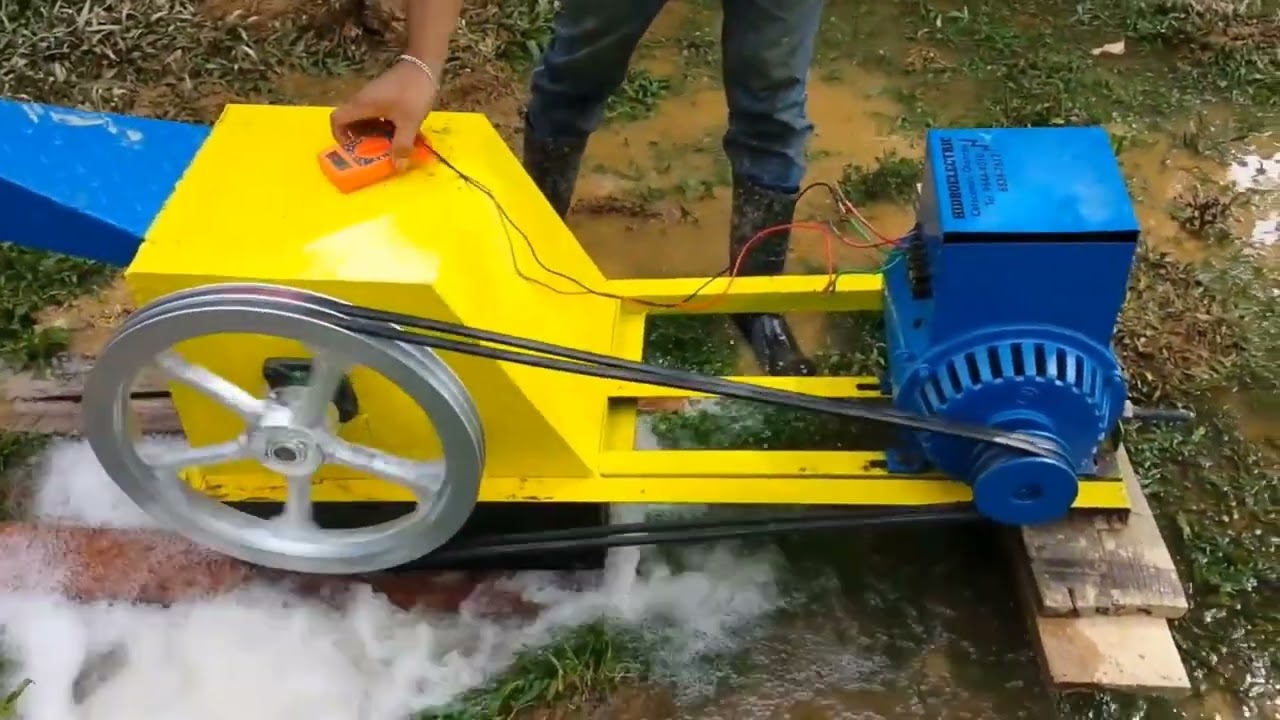 Turbina flujo cruzado 4 kw