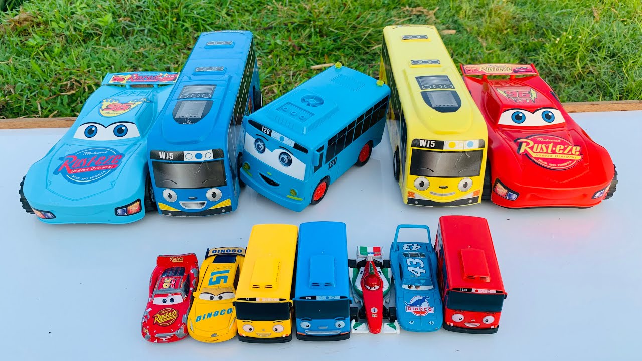 Mobil Mobilan Damkar, Bus Tayo, Mobil Mcqueen, Mobil Balap, Mobil Rolls Royce, Truk Pasir oleng #450
