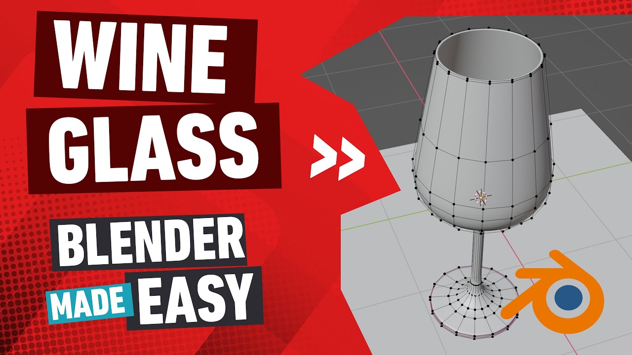 Create a 3D Wine Glass in Blender in 5 Minutes (EASY!)