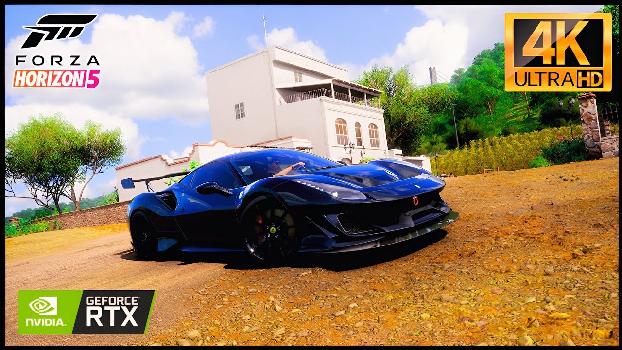 Ferrari 488 Pista - Forza Horizon 5,Gamplay 4K,Full HD