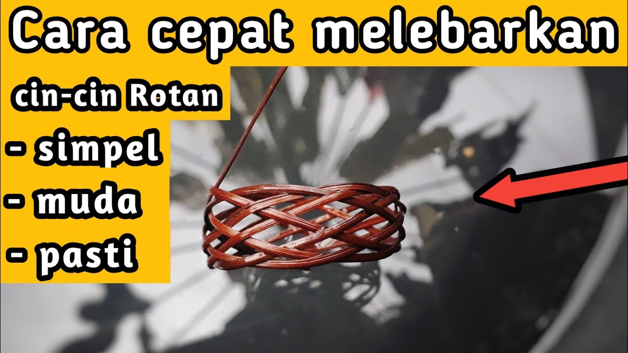 Tutorial Cin-cin simpai 7 putaran dari rotan-bracelet tutorial