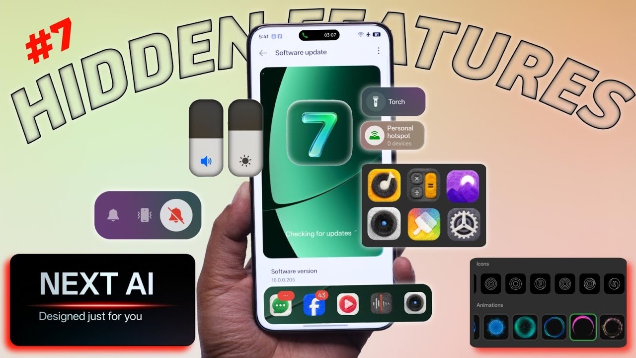Realme UI 7.0 Stable Update Top 5 Hidden Features & Tips & Tricks 🔥 Android 16 hidden Features