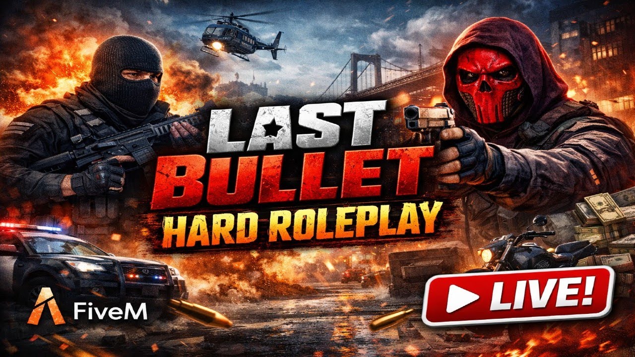 🔴LIVE🔴Se liciteaza zonele de Vanzare ora 22:00🔴Server: Last Bullet🔴 #fivem  #gta5 #roleplay #las7man