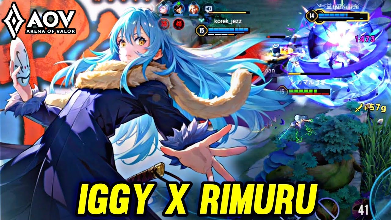 AOV : IGGY X RIMURU GAMEPLAY - ARENA OF VALOR LIENQUANMOBILE ROV