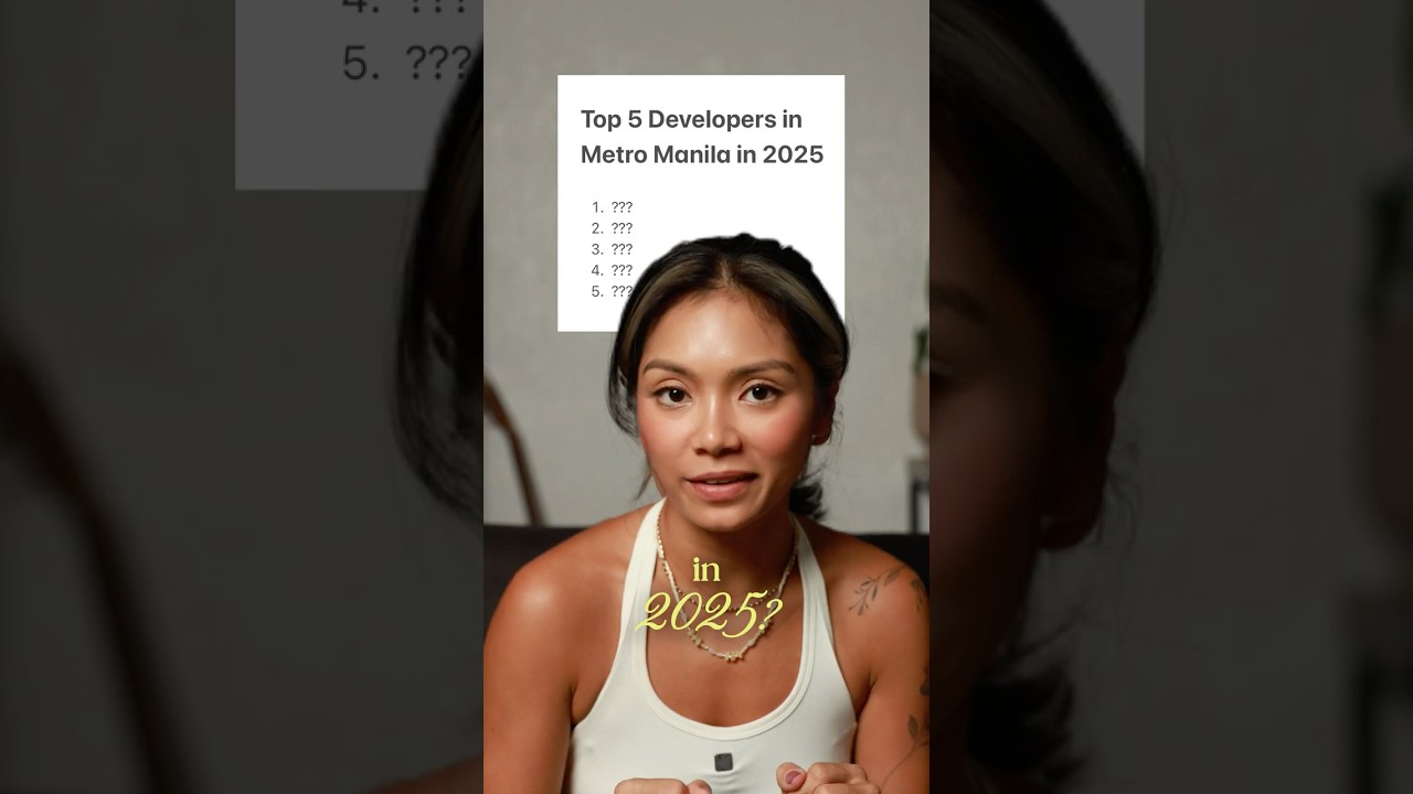 Top 5 condo developers in Metro Manila in 2025 #realestate #condo #condoliving