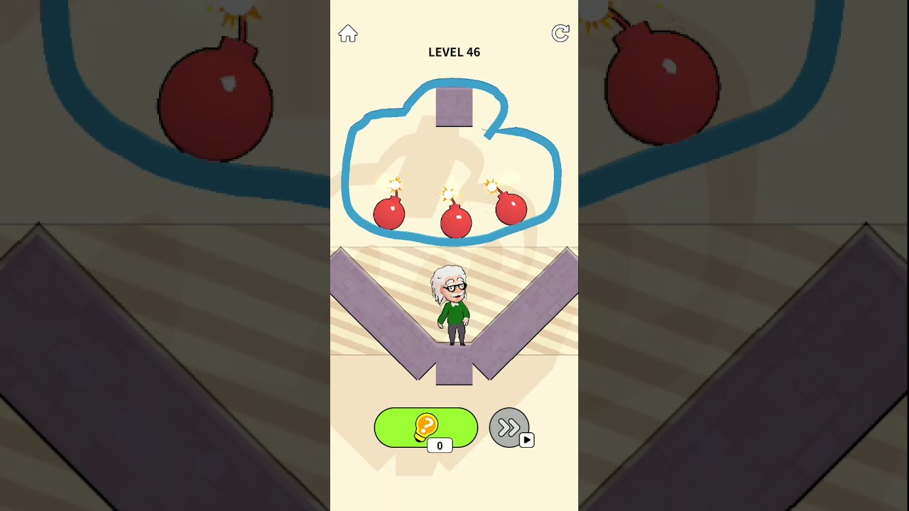 Einstein Brain Games  Puzzles( protect einstein) / level 46,47,48,49,50 / GAMEPLAY