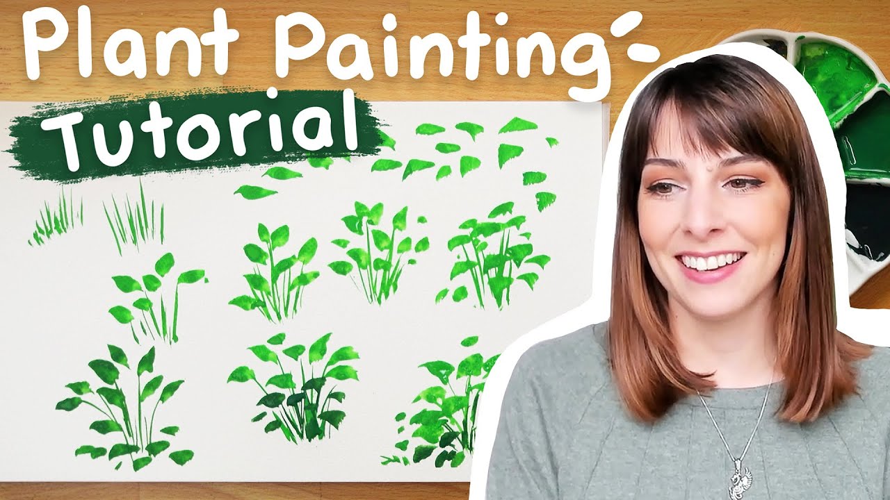 Paint Beautiful Plants in Gouache - Step-by-Step Tutorial